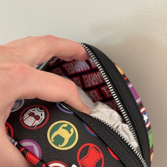 Loungefly Backpack Marvel Collab Mini Avengers icons Japan limited edition. NWT - Picture 3 of 4